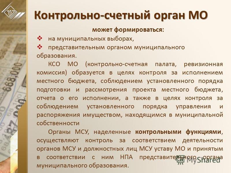 Контрольно счетный орган муниципального образования